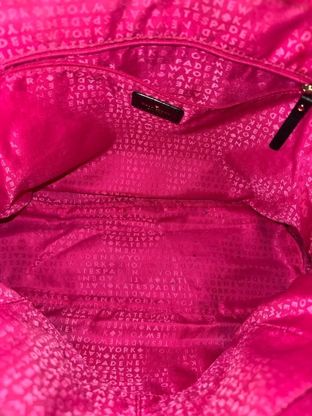 Kate Spade Black Quilted Leather Satchel Bag Gold Hardware Top Handle Purse
